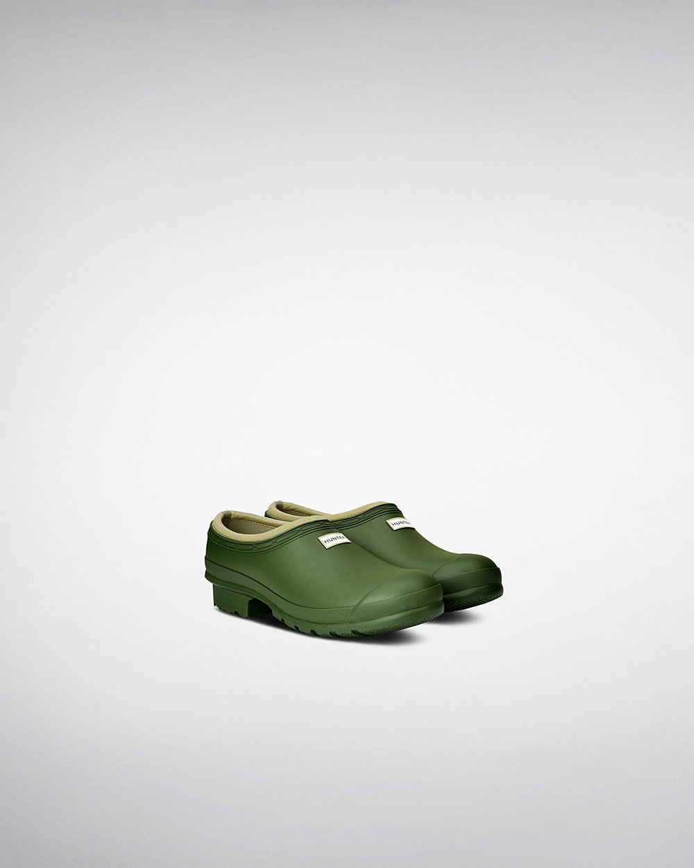 Men Hunter Gardener | Clogs Green | NZ-87403-BXFS